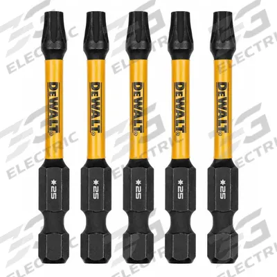DEWALT Torsion Bit: Torsion Bit, T25 Bit Size, Imperial, Torx Head, T25 Bit Industry Size - Impact Torx Bits