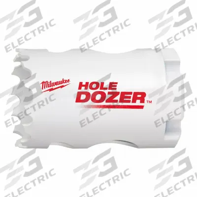 MILWAUKEE Hole Saw: 1 3/8 in Saw Dia., 3.5 Teeth per Inch, 1 5/8 in Max. Cutting Dp - Multi-Material-Cutting Hole Saws without Arbor
