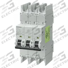 SIEMENS IEC Miniature Circuit Breaker: 32 A Amps, 125V DC, 10kA at 277/480V AC, Screw Clamp, C (MPN 5SJ43327HG42). Key specifications — DC Voltage Rating: 125V DC; Max. AIR Rating: 10kA at 277/480V AC; Terminal Connection: Screw Clamp; Brand: SIEMENS.