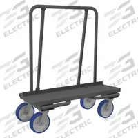 DURHAM MFG Panel Truck: 3,000 lb, Gray, 47 1/2 in L x 20 1/2 in W x 43 1/2 in H Deck, 1 Rails, Solid (MPN DTR-2045-8PU-95). Key specifications — Color: Gray; Caster/Wheel Configuration: (4) Swivel; Brand: DURHAM MFG.