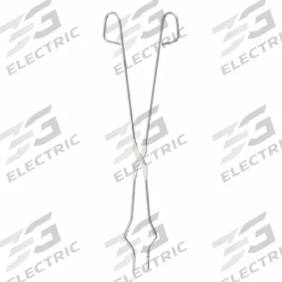 APPROVED VENDOR Crucible Tongs: 20 in Overall Lg, Stainless Steel, Uncoated, 1 in Tip Lg - Tongs for Crucibles