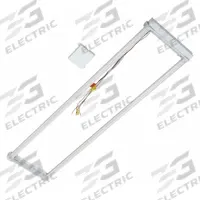 LITETRONICS LED Magnetic Retrofit Kit: 4 ft Lg, 1 ft Wd, 3,140 lm_3,925 lm_4,700 lm, 4000K, 30 W (MPN RFM2T440A). Key specifications — Voltage: 120/277V AC; Brand: LITETRONICS; Dimmable: Yes; LED Replacement For: (3) Lamp T8; Color Temperature: 4000K.
