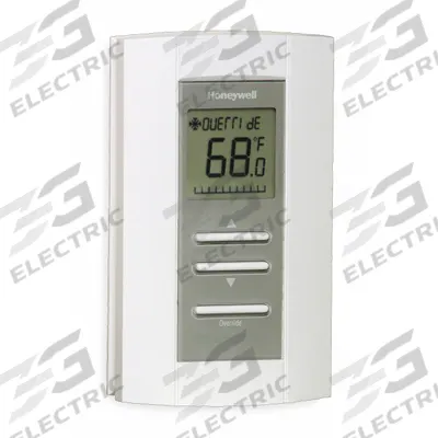 Honeywell Thermostat: Heat and Cool, Auto and Manual, Heat-Cool-Off, Vertical, Rectangle - Digital Proportional Thermostats