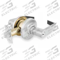MASTER LOCK Door Lockset: Office Lever Locksets, Chrome (MPN SLNC0126D34ULED046). Key specifications — attr1024149: Not Ligature-Resistant; attr1011488: MASTER LOCK; attr1011524: No Message; attr1011506: SLC; attr1011485: No; attr1059461: Satin Chromium-Plated : Steel.