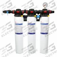 3M Water Filter System: 0.2 micron, 10 gpm, NPT, 24 1/2 in Overall Ht, 70,000 gal (MPN DF290-CLX; 5623603). Key specifications — Brand: 3M; Reduces: Chloramine; Filter Media: Pleated Membrane.