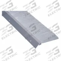 NATIONAL GUARD Door Weatherstripping: Brush Insert, 7 ft Lg, 4 1/2 in Wd, 3 1/2 in Ht (MPN I-624A-84"). Key specifications — Insert Material: Nylon; Flange Material: Aluminum; Brand: NATIONAL GUARD.