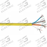 CAROL Communication Cable: 500 ft Cable Lg, 7 Strands, (2) 22 AWG/(4) 18 AWG/(4) 22 AWG, Plenum, PVC (MPN 4EPL1S.38.05). Key specifications — Application: Electronic Circuits; Fire Rating: Plenum; Insulation Material: PVC; Jacket Material: PVC; Manufacturer Part Number: 4EPL1S.38.05; Product Type: Communication Cable; Brand: CAROL; Conductor Gauge: (4) 18 AWG.