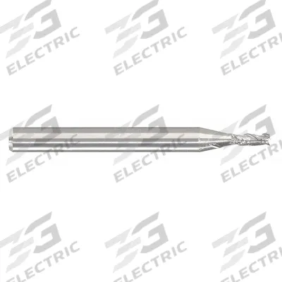 APPROVED VENDOR Corner Chamfer End Mill: Carbide, 3 Flute, 1/32" Mill Dia, 3/32" LOC - Reduced-Neck Fast-Cutting Carbide Corner-Chamfer End Mills