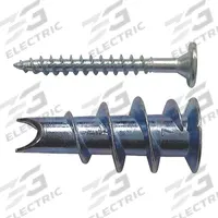 APPROVED VENDOR Wall Anchor: 1/2 in Dia, 1 5/16 in Overall Lg, #8 Thread Size, Zamac Alloy, 25 PK (MPN U30531.000.0001). Key specifications — Compatible Material: Drywall; Includes Screw: Yes; System of Measurement: Inch; Color: Blue; Brand: APPROVED VENDOR; Finish Type: Zinc Plated.