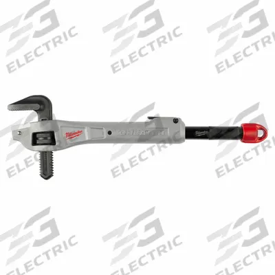 MILWAUKEE Pipe Wrench: Aluminum, 2 1/2 in Jaw Capacity, Serrated - Extendable Pipe Wrenches