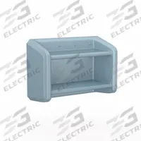 CORTECH Wall Shelf/Coat Rack: Blue Gray, 24 in Overall Ht, 35 in Overall Wd, 15 in Overall Dp (MPN 7614BG). Key specifications — attr1045150: CORTECH; attr1075034: Endurance.
