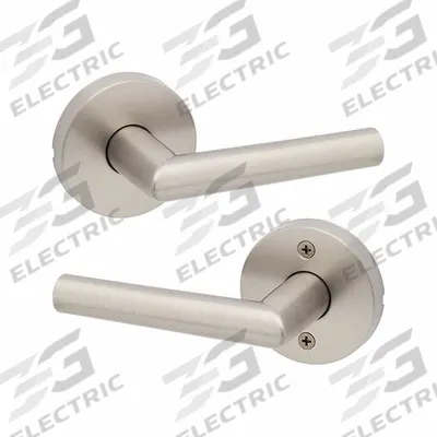 KWIKSET Door Lever Lockset: Passage Lever Locksets/Storeroom Lever Locksets, Nickel