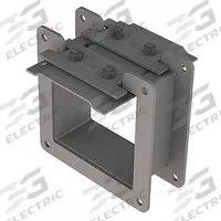 Wireway Nipple: 4 in Wd, 4 in Ht, 2 in Lg, Steel, Set of Screws to Join Sections/Gasket (MPN F44LN2). Key specifications — Brand: HOFFMAN; With Knockouts: No.