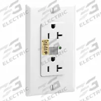 LEVITON Plugs and Receptacles: Duplex, 5-20, White, 125V AC, 20 A, 2 Pole / 3 Wire (MPN 7380-W)