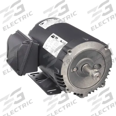 Dayton General Purpose Motor: C-Face/Rigid Base Mount, Open Drip Proof, 1 1/2 hp - C-Face with Rigid Base 3-Phase General Purpose AC Motors