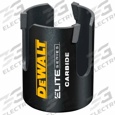 DEWALT Hole Saw: 2 1/4 in Saw Dia., 2 7/16 in Max. Cutting Dp, 5/8"-18 Thread Size - Wood-Cutting Hole Cutters without Arbor