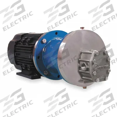 OBERDORFER Rotary Gear Pump: 1 1/2 hp Horsepower, 230/460V AC, 316 Stainless Steel Body - Mag-Drive Rotary Gear Pumps