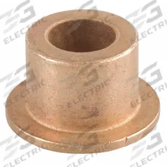 Flanged Sleeve Bearing: Bronze, SAE 841, 1/2 in Bore, 3/4 in OD, 5/8 in Lg, -40°F to 460°F, 3 PK (MPN EXEF081210). Key specifications — System of Measurement: Inch; Lubricant Material: SAE 90 Oil with PTFE; Material Grade: SAE 841; Flange Type: Flanged; Brand: BUNTING BEARINGS.