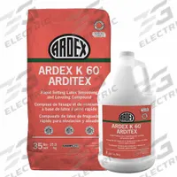 ARDEX SLU: Limestone, 35 lb Container Size, Bag, Gray (MPN 37866). Key specifications — Color: Gray; Coverage: 42 sq ft @ 1/8"; Brand: ARDEX; VOC Content Range: No VOC.