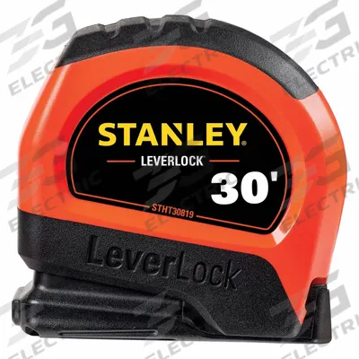 STANLEY Tape Measure: Nonmagnetic Single Hook Tip, 30 ft, Plastic - Standard (Inch) Tape Measures