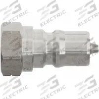 PARKER Hydraulic Quick Connect Hose Coupling: 1/8 in Coupling Size, 303 Stainless Steel, Female NPTF (MPN SH1-63). Key specifications — Thread Size: 1/8"-27; Brand: PARKER; Seal Material: Nitrile.
