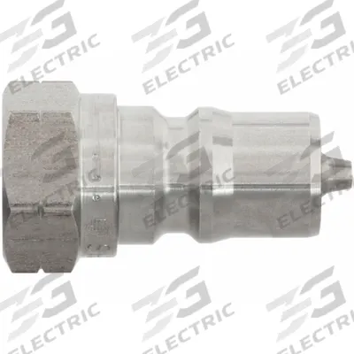 PARKER Hydraulic Quick Connect Hose Coupling: 1/8 in Coupling Size, 303 Stainless Steel - ISO B Series Hydraulic Quick-Connect Coupling Plugs