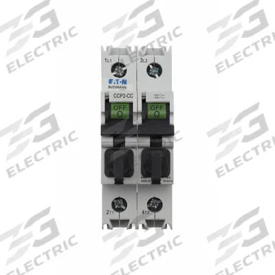 BUSSMANN Fuse Block: Finger-Safe, 2 Pole, 600 V AC, DIN Rail Mounting - UL Class CC Fuse Blocks