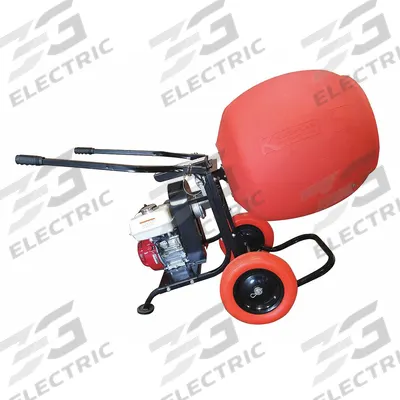 KUSHLAN PRODUCTS Gas-Powered Concrete Mixer: For use with Mortar/Concrete - Gas-Powered Cement Mixers