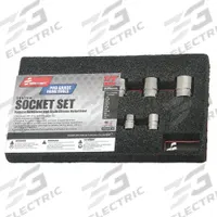 ABILITY ONE Socket Set: 3/8 in Drive, 11 Piece, 12-Point, SAE, 1/4 in to 7/8 in (MPN 5120-01-429-3575). Key specifications — attr1224269: 3/8 in; attr1204685: Tether Ready; attr1204650: 1/4 in to 7/8 in; attr1204673: Socket Bits Not Included; attr1204688: ABILITY ONE; attr1206170: Standard Sockets.