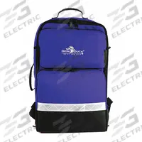 IRON DUCK Trauma Backpack: 21 in L x 14 in W x 8 in H, Nylon, Blue, 11-20 in/30+ in, 0-10 in (MPN 35132-RB). Key specifications — Color: Blue; Closure Type: Zipper; Features: High-Density Plastic Reinforced Corners; Brand: IRON DUCK.