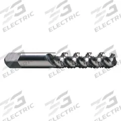 CHICAGO-LATROBE Spiral Flute Tap: 1/4"-20 UNC, H11 / 1B, 3 Flute, Semi-Bottoming Chamfer (MPN 313580)