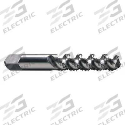 CHICAGO-LATROBE Spiral Flute Tap: 1/4"-20 UNC, H11 / 1B, 3 Flute, Semi-Bottoming Chamfer (MPN 313580) - Oversized Spiral-Flute Taps