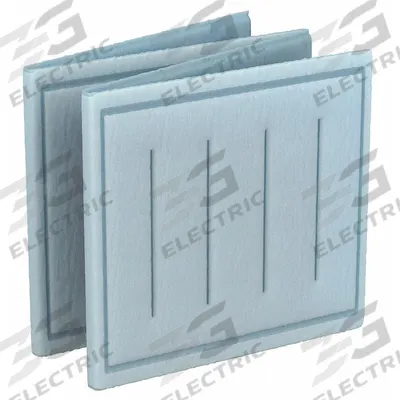GRAINGER Link Air Filter: 25 in x 16 in x 1 in, 16 in Section Wd, 4 Sections, 3 Ply - MERV 8 Link Air Filters