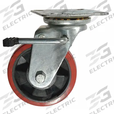 Dayton Locking Swivel Caster: MH2MPP516G - Casters & Wheels for Lift Tables & Pallet Positioners