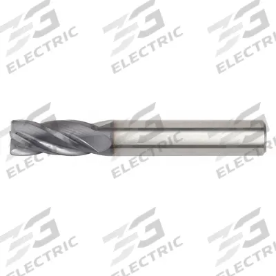 WIDIA HANITA Square End Mill: Carbide, TiAlN Coated, 4 Flute, 3 mm Mill Dia, 19 mm LOC - General Purpose Carbide Square End Mills