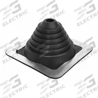 6 1/4"dia Plastic Roof Vent Pipe Boot: For Pitched Roof, Round Base, For 1 Pipes, 3 in Max Pipe (MPN 14742). Key specifications — Top Opening: Open; Material - Collar: Plastic; Brand: OATEY.