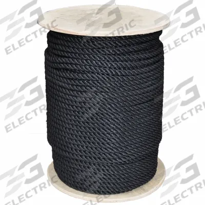ALL GEAR General Purpose Utility Rope: Twisted, 1/2 in Dia, 790 lb Working Load Limit - Shock-Absorbing Rope