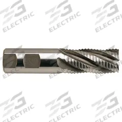 YG-1 Roughing End Mill: Cobalt, 6 Flute, Coarse Pitch, 1-1/4" Mill Dia, 2" LOC, 4-1/2" OAL (MPN 64445)
