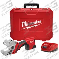 MILWAUKEE Cordless Pipe Cutter Kit: M12™ REDLITHIUM™, 2 in Max. Pipe Dia., 1 Batteries Included (MPN 2470-21). Key specifications — attr531366: PEX; attr531357: M12™ REDLITHIUM™; attr531365: 2 in PEX; attr531370: Charger; attr531359: MILWAUKEE.