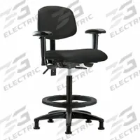 Ergonomic Chair: Vinyl, Arms Included, Ht Range 25 in to 34 1/2 in, 18 1/2 in Seat Wd, 17 in Seat Dp (MPN BR-VHBCH-RG-T0-A1-BF-RG-8540). Key specifications — Foot Support: Yes; Back Tilt Backward: 13.5°; Back Tilt Forward: 10.5°; Base Material: Nylon; Brand: APPROVED VENDOR; Product Type: Ergonomic Chair; ESD-Safe: Not ESD Safe.