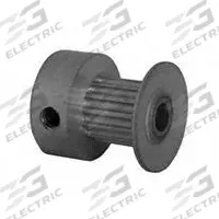 DAYTON Timing Pulley: Modified Curvilinear, Fixed, For GT Timing Belt Section, For 6 mm Belt Wd (MPN 13-2P06-6CA1). Key specifications — Brand: DAYTON; Finish: Clear Anodized; For Belt Series: Powerhouse®.