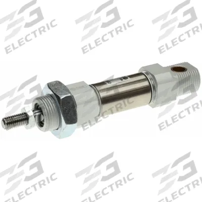 SMC Round Body Cylinder: 16 mm Bore, 50 mm Stroke, Non-Repairable, Stainless Steel - Double End Mount Cylinders