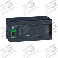 SCHNEIDER ELECTRIC Logic Controller: (16) Transistor/(4) Fast Output Out (MPN TM241CE40T). Key specifications — Manufacturer Part Number: TM241CE40T; Power Required: 24V DC; Product Type: Logic Controller; Series: Modicon M241; Number and Type of Outputs: (4) Fast Output.