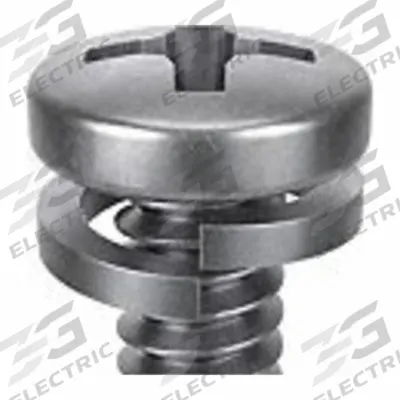 SEMS Screw: Split Lock, M4x0.70 Thread Size, 8 mm Lg, Stainless Steel, Passivated - Machine Screws with Split Lock Washers