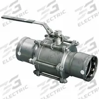 VIEGA MEGAPRESS Manual Two-Way Ball Valve: 3 in, 316 Stainless Steel, Straight Valve Body, FKM, FKM (MPN 86655). Key specifications — Brand: VIEGA MEGAPRESS; Handle: Locking Lever.