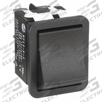 APPROVED VENDOR Rocker Switch: Series HY12, 3 Positions, DPDT, On/Off/On - General Purpose Rocker Switches