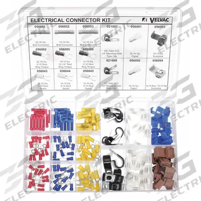 VELVAC Wire Connector Kit: 170 Pieces - Mixed Wire Connector & Terminal Sets