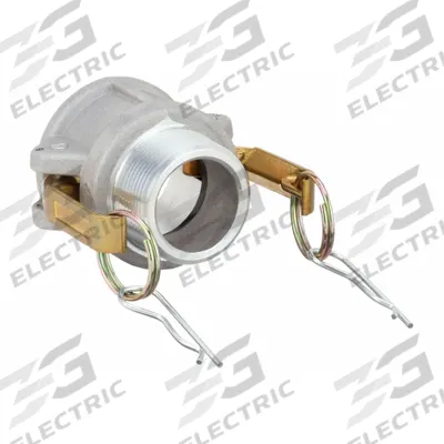 APPROVED VENDOR Cam and Groove Coupling: 3 in Coupling Size, 3 in Hose Fitting Size, 3 in -8 Thread Size - Type B Aluminum Cam & Groove Fittings