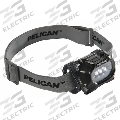 PELICAN Safety-Rated Headlamp: 33 lm, 20 hr Run Time at Max. Brightness, 35 m Max Beam - Headlamps
