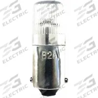 APPROVED VENDOR Miniature Neon Bulb: Neon, Miniature Bayonet (BA9s), (T) Tubular, T3, NE-51H, White (MPN B2A-10PK). Key specifications — Light Color: White; Trade Number: NE-51H; Voltage: 105 to 125V AC; Brand: APPROVED VENDOR; Bulb Shape: T3.